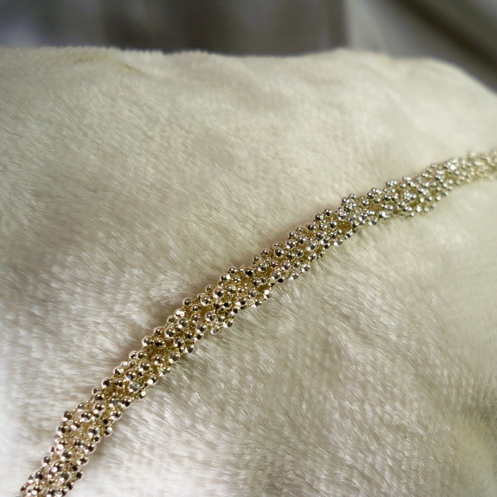 New Sterling Silver Multi Stand Bubble Cluster Be… - image 3